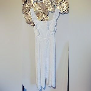 LUSH EYELET JUMPSUIT